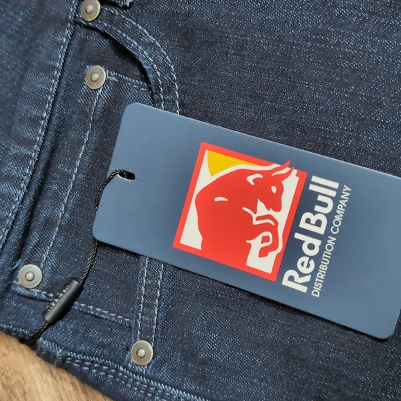 *NWT* Red Bull Distribution Co. Denim Relaxed Taper Size 32x32 In Dark Wash - Picture 3 of 13